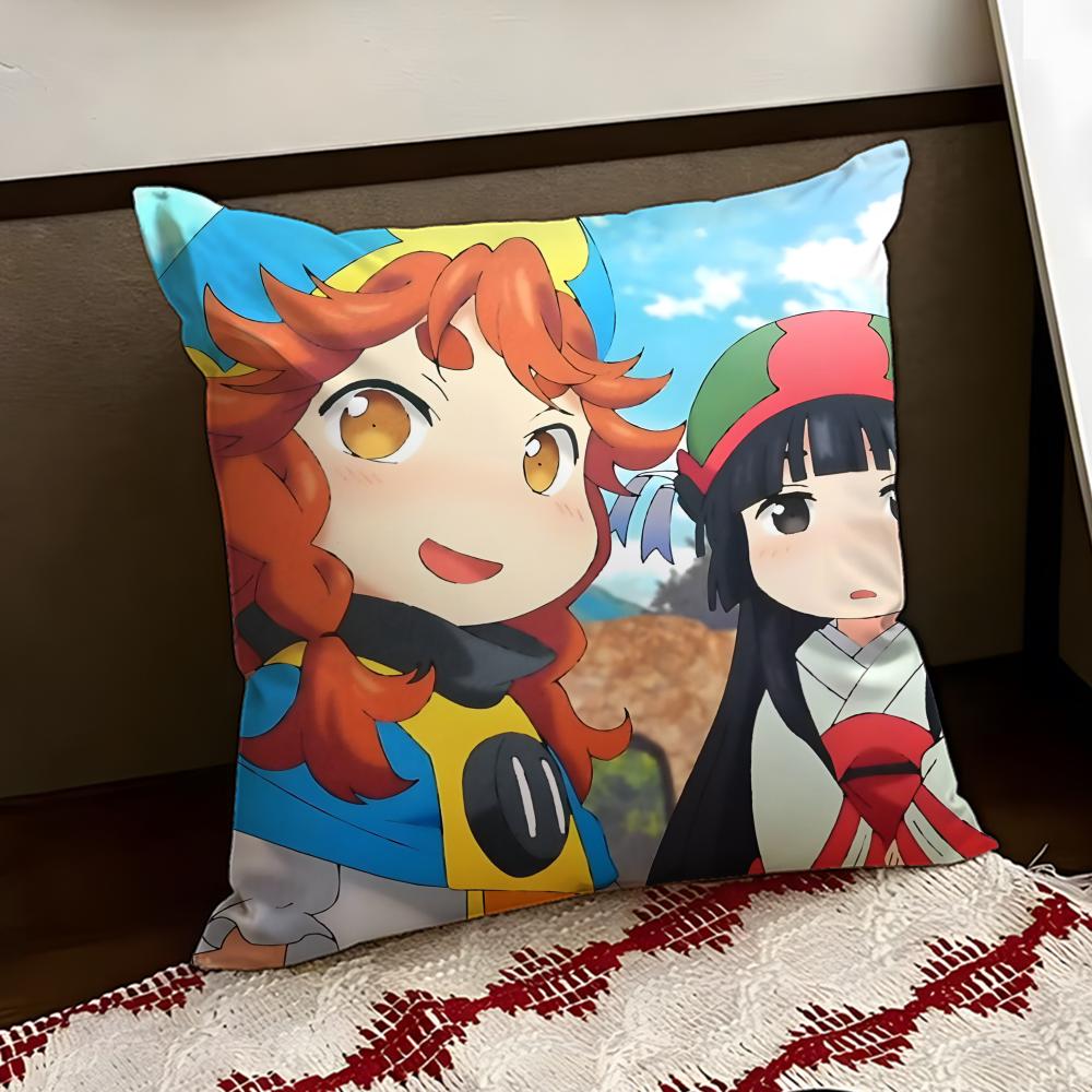 Милая Наволочка для Подушки Hakumei to anime MMikochi, Двусторонняя, Мягкая, Прочная, для Дома, Автомобиля, Многоцелевая, для Ежедневного Комфорта