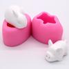 3D Easter Candy Chocolate Rabbit Pig Silicone Cake Fondant Mold Decorating Tool