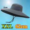 Big Size XXL Dry Quick Bucket Hats Men Big Brim Summer Outdoor Fishing Sun Hats Big Head Boonie Hat Sun Protection Fisherman Hat