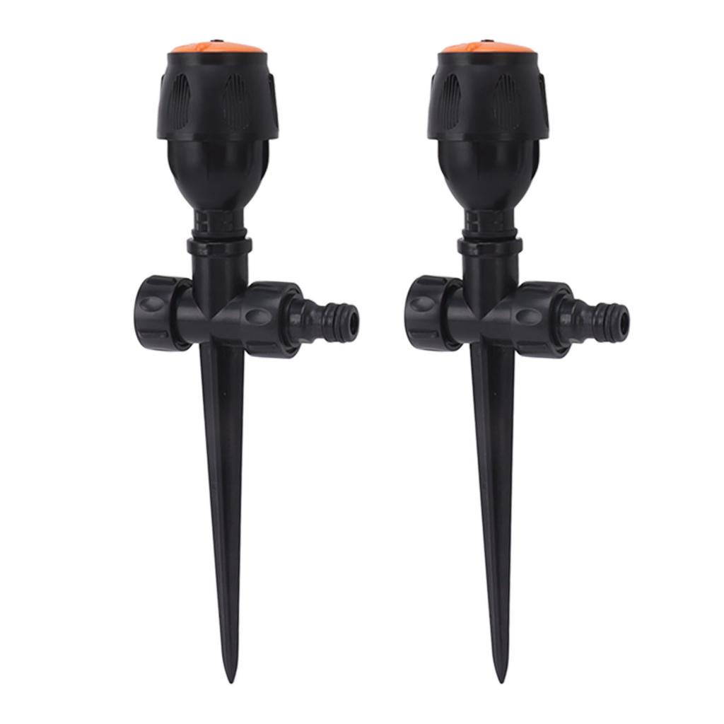 2 шт. Садовые дождеватели Пластиковый вращающийся на 360 градусов ороситель Покрытие большой площади