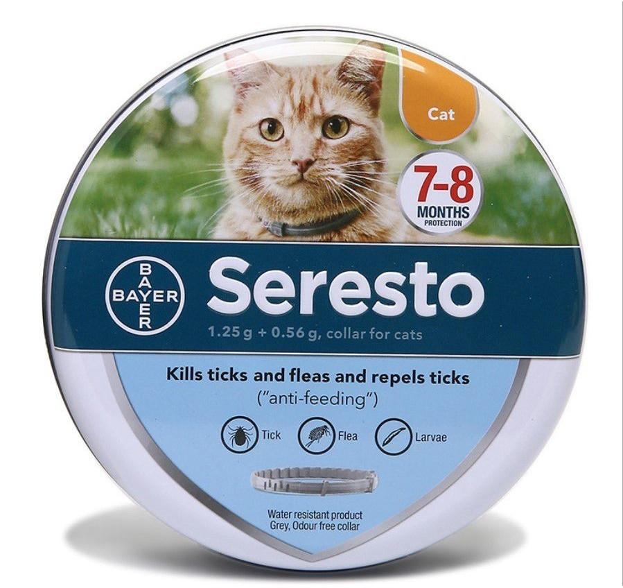 Ошейник для защиты от блох и клещей для собак и кошек - 8 месяцев защиты, без запаха и нежирный