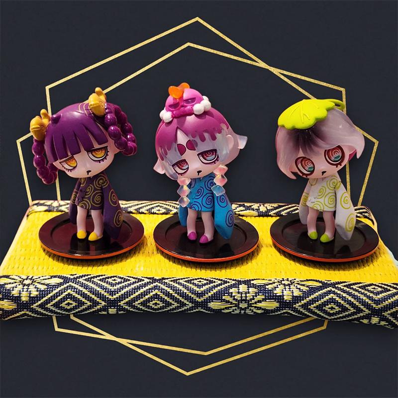 Virus Sweetheart Candy Style Model Dark Matcha Mochi Action Figure Collection Decoration Ornaments Model Toys