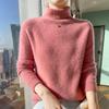 Women's Cashmere Sweater Thickened Qinghe Cashmere 30% Cashmere 70% Wool Women's Autumn and Winter Cashmere Pullover Soft and Warm