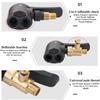 Brass Tyre Valve Adapter Inflatable Pump Valve Connector Tyre Inflator Clip Car Tire Air Chuck