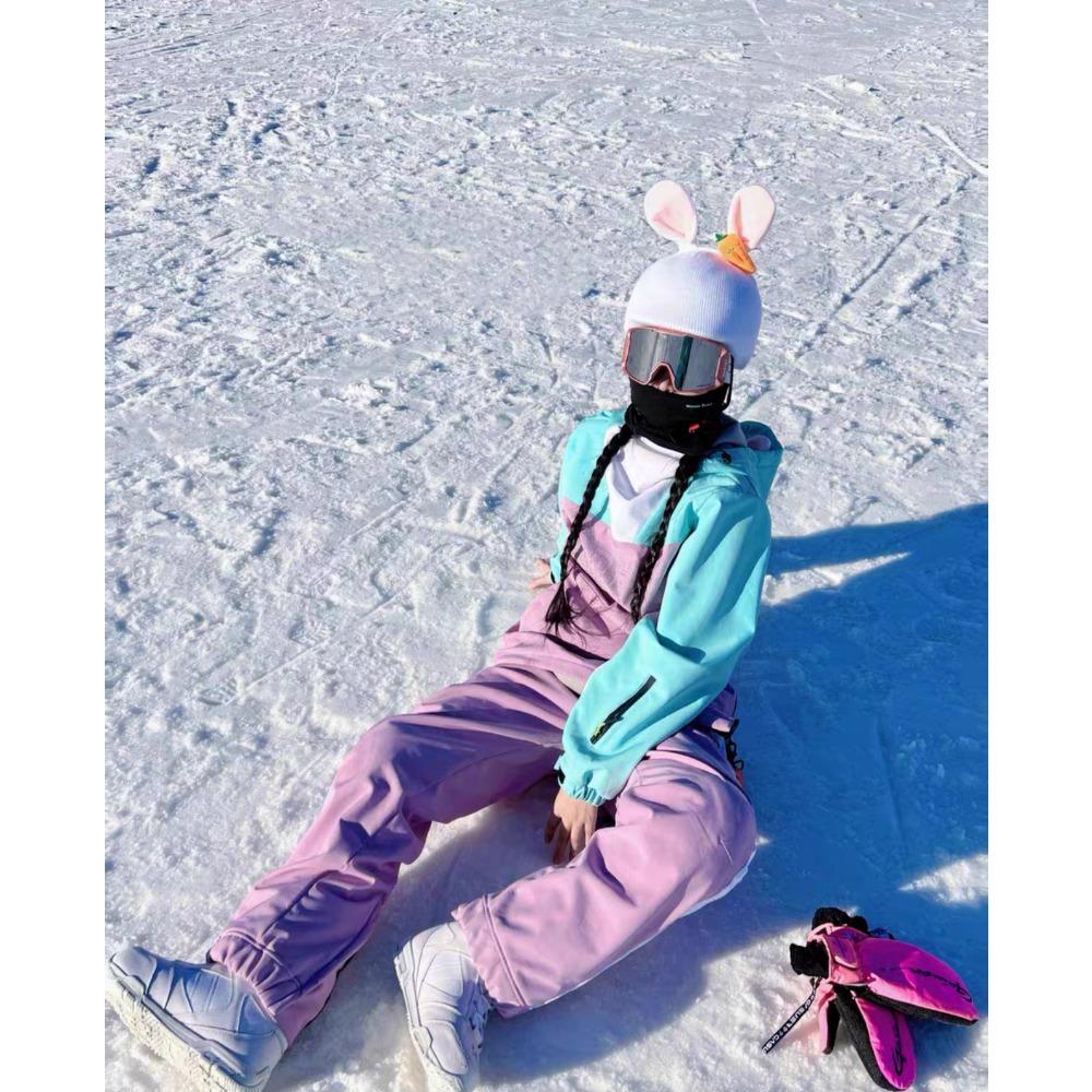 Ski Helmet Hat Cover Cute Cartoon Cat Ears Baby Same Single and Double Board Battery Helmet Cover Unisex