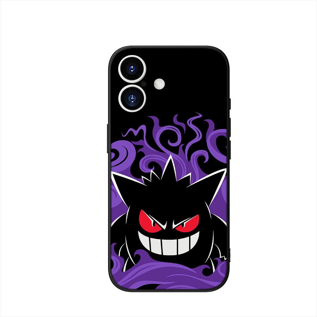 Gengar P-Pikachus Cute P-Pokemons Phone Cover Case for Apple iPhone 17 16 15 11 Pro XS Max XR 6 7 8 Plus + SE 2020 5 16E Casing