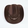 Soft Fedora Hat Floral Embroidery Sun Hat Vintage Felt Western Cowboy Hat  Travel Outdoor