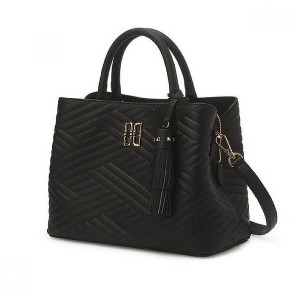 Daks Black Leather Tote Bag Dcba2f366bk