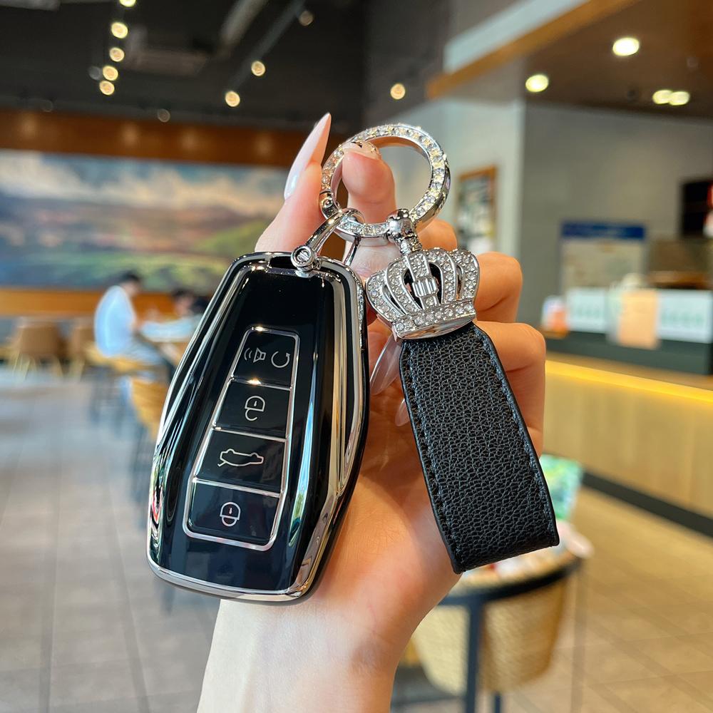 Чехол для ключа автомобиля Брелок Чехол-защита Для Geely Coolray Брелок Защитный чехол Сумка Корпус С брелком Автоаксессуары