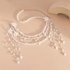 Многослойная цепочка на талию с кисточками из жемчуга и бусин, сексуальная, уложенная цепочка на тело с бусинами, легкая, роскошная, изящная верхняя одежда, ниша, высокое чувство женских украшений