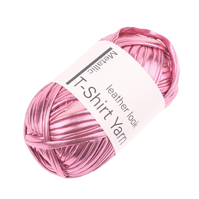 40 м/рулон искусственная кожа блестящая пряжа для вязания крючком ткань пряжа для ручного вязания своими руками пряжа для сумки одеяла подушки