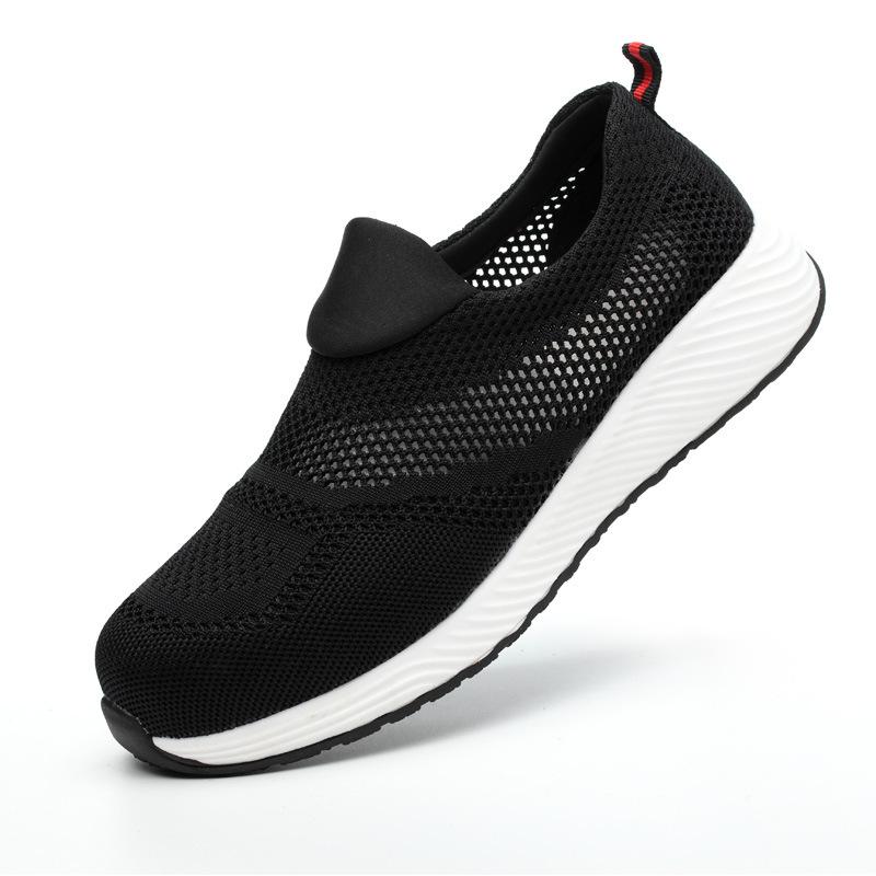 Обувь для страхования труда мужская нескользящая противоударная защита от проколов летняя дышащая дезодорант H533