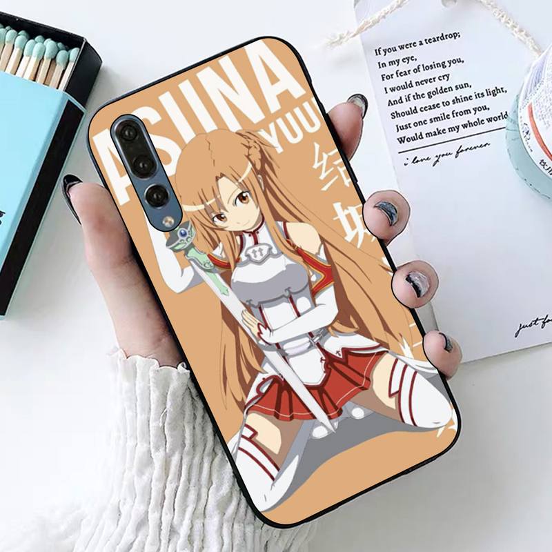 Anime Girl Phone Case for Huawei P30 40 20 10 8 9 lite pro plus Psmart2019