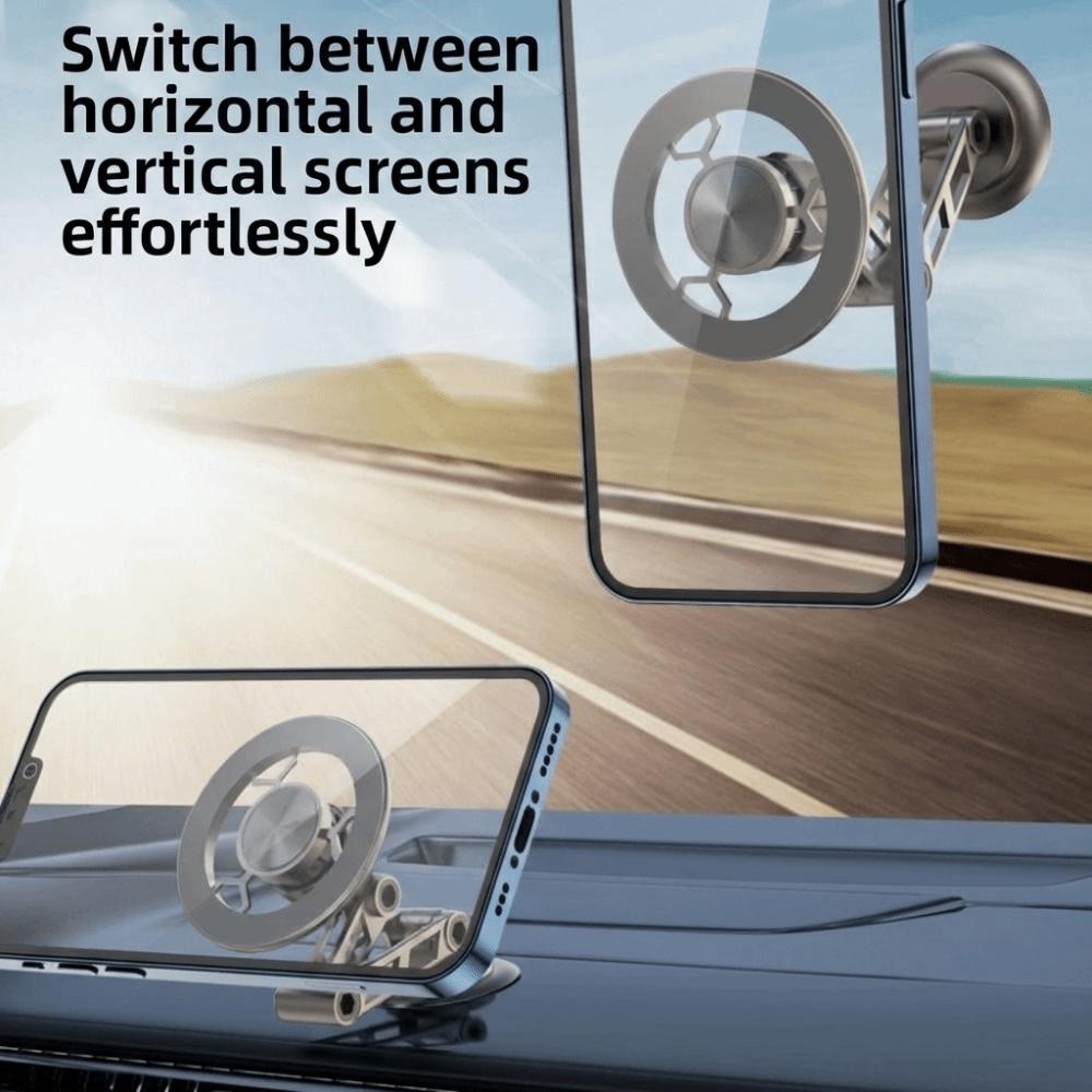Anti-Shake Magnetic Car Phone Holder Folding Smartphones Support Bracket Air Vent