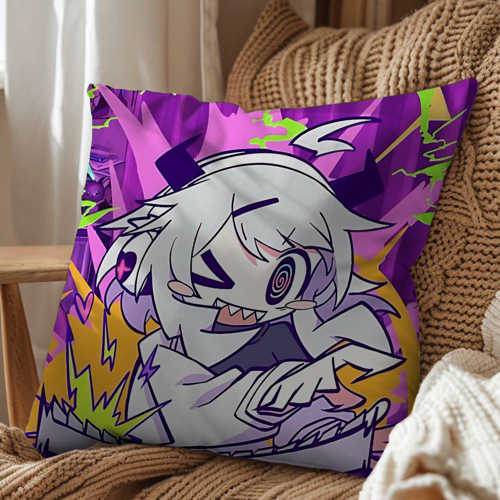 game Yunyun Syndrome Rhythm Psychosis Pillow Case Sofa Living Room Bedroom Headboard Backrest Cushion Square Cushion Nap Time
