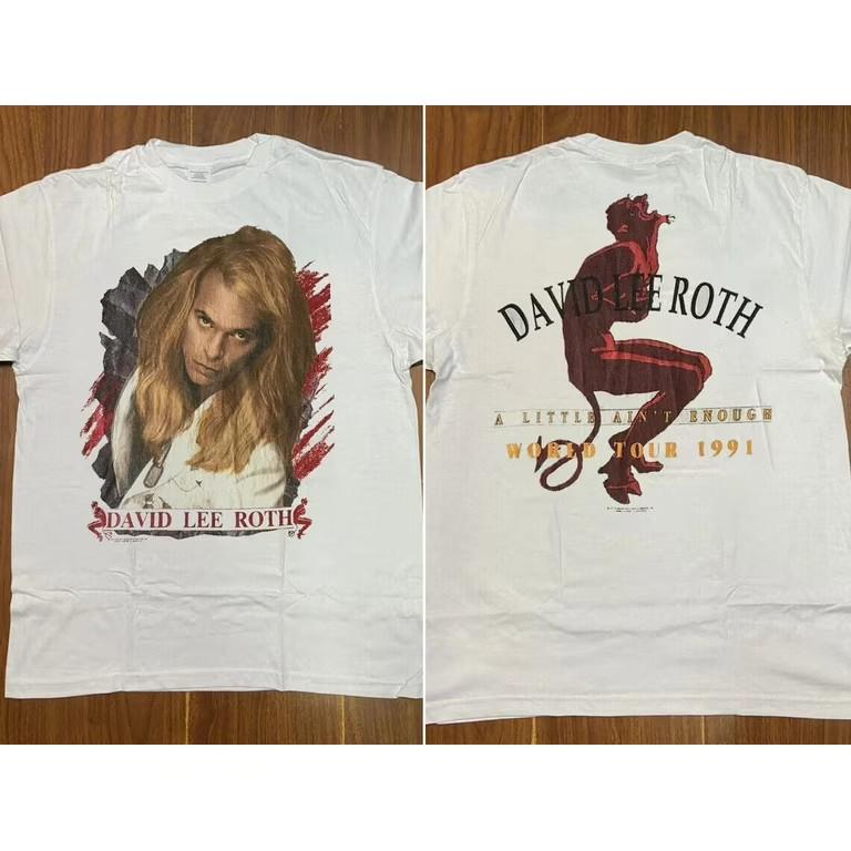 David Lee Roth Тур 91 Рождественская футболка с коротким рукавом S-5XL EN030 Унисекс футболка