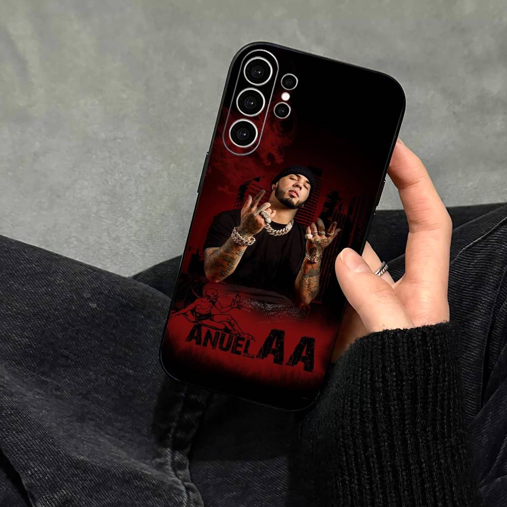 Чехол для телефона Anuel AA-Real Hasta La Muerte для Samsung S25, S24, S21, S22, S23, S30, Ultra, S20, Plus, Fe, Note, 10, 9, 5G Черный