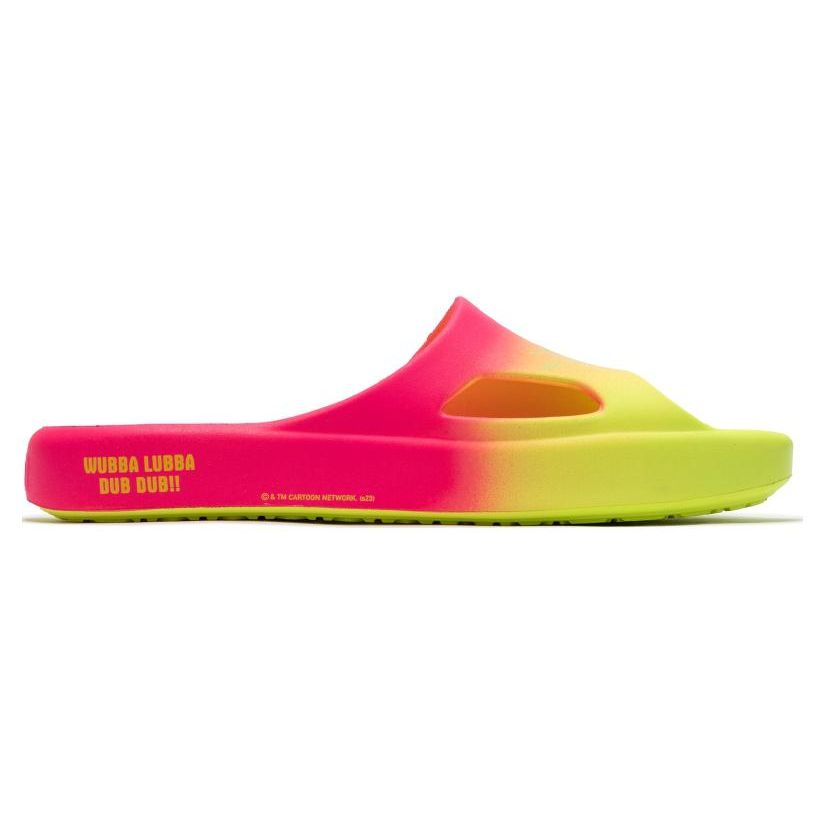 Рик и Морти x ЛаМело Болл x Puma Shibui Cat Slide Adventures Мужские кроссовки Желтый Безопасный-желтый Розовое сияние 394167-01