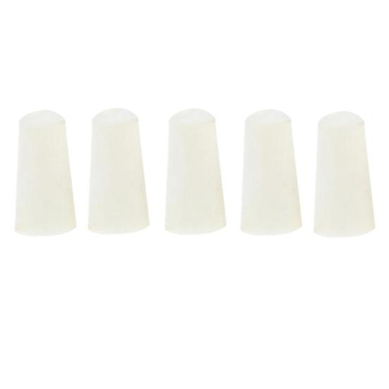 5Pcs Silicone Laboratory Chemistry Rubber Seal Flask Tapered Plugs Stoppers
