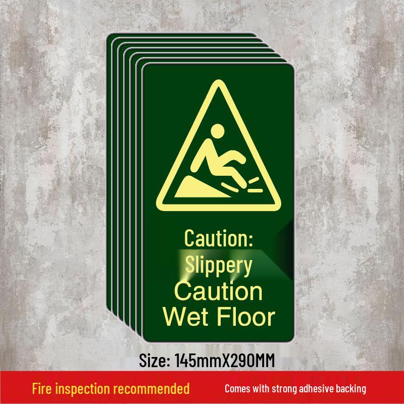 Luminous Self-Adhesive Floor Sticker for Fire Exit and Evacuation Pathway
