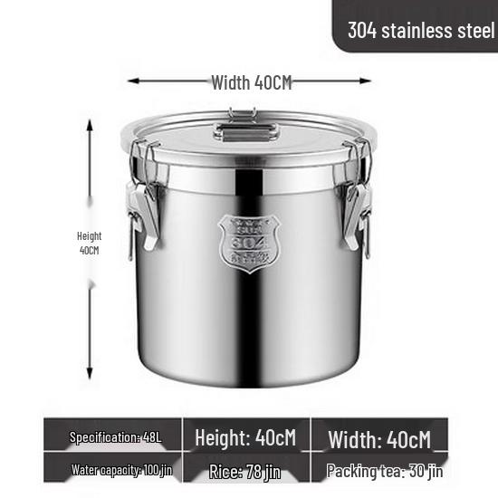 Герметичный многоцелевой бочонок из нержавеющей стали 304 для хранения вина, чая, молока, для ферментации, масла или риса