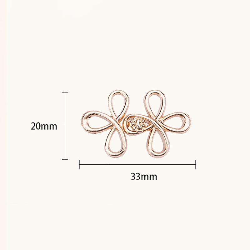 Застежка-кнопка Clover Waist, регулируемые металлические пуговицы для джинсов - затяжки для свободных джинсов, мгновенные, без шитья, для джинсовых брюк