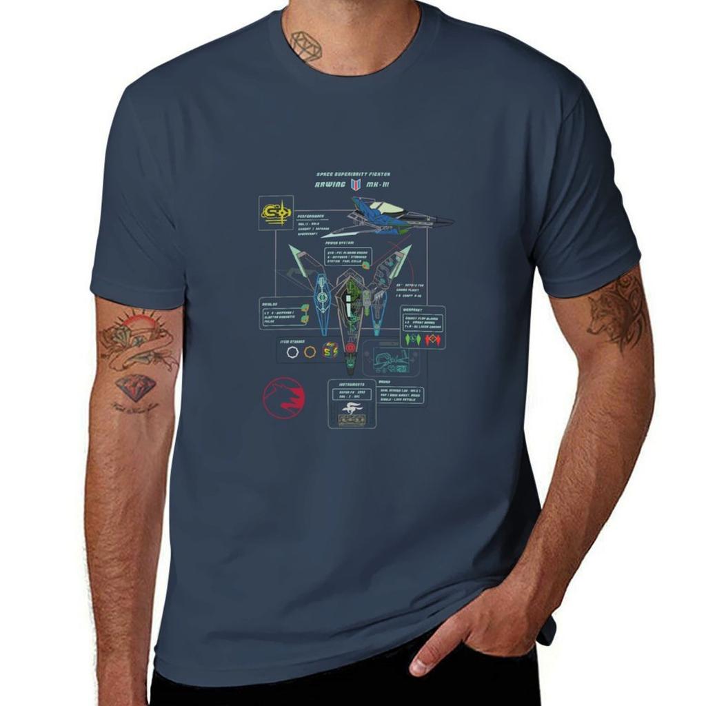 Arwing Mk Iii Tshirt Plus Size Quick Dry Sports Tee