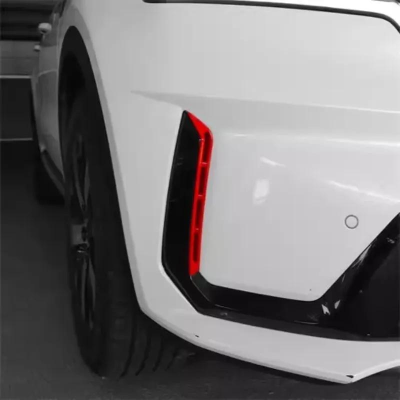 Накладка на передний противотуманный фонарь для Kia SORENTO с левым и правым рулем - Декорация экстерьера из красного углеволокна, аксессуары для внутренней модификации