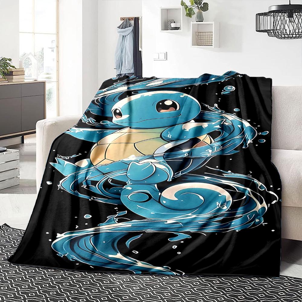 1Pc Kawaii Fantasy Creatures Blanket For Couch Bed Plush Cozy Fuzzy Blanket Super Soft Warm Blankets For Fall And Winter 0918236