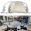 1pcs ABS Universal Motorcycle Windshield Front Wind Deflector Windscreen Modified Accessories for Motorcycle Electric Bike