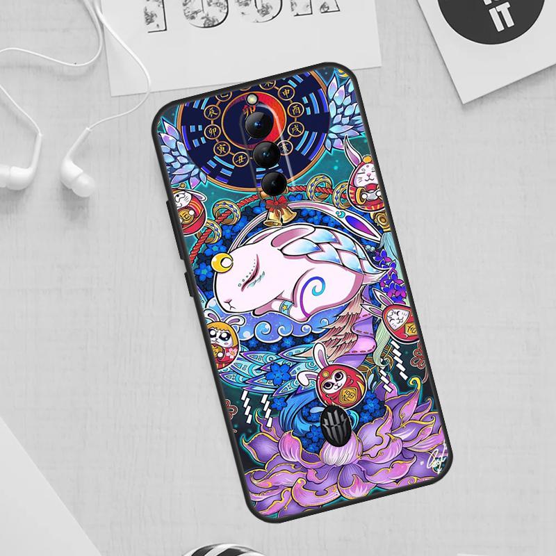 Чехол для телефона с китайским зодиаком Дракон Тигр Для ZTE Nubia Red Magic 8 8S 9 Pro Plus RedMagic 6 7 6S 7S Pro 5S 5G 6R Coque