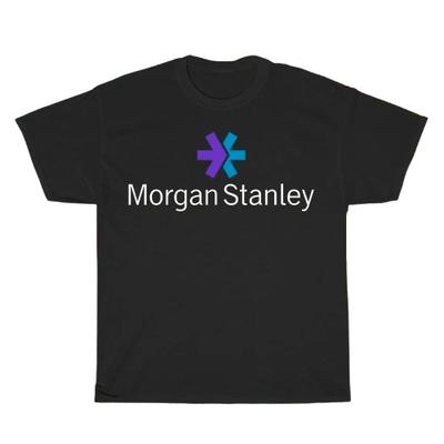 Новая Унисекс Футболка с Логотипом MORGAN STANLEY Смешной Размер от S до 5XL