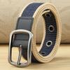 Tactical Hunting Pin Buckle Belt Unisex Trendy Nylon Girdle Fashion Luxury Design Jeans Accessories Business for Men Canvas Belt