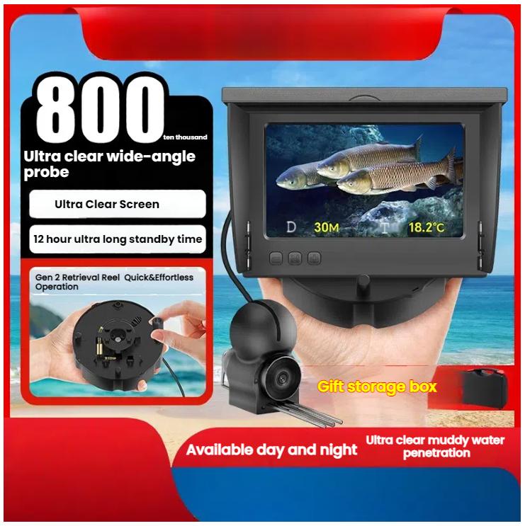 Factory Original 4.3 Inch Plastic Underwater Fishing Camera Equipment Ice Surf Night Fishing Screen Finder Video Accessories