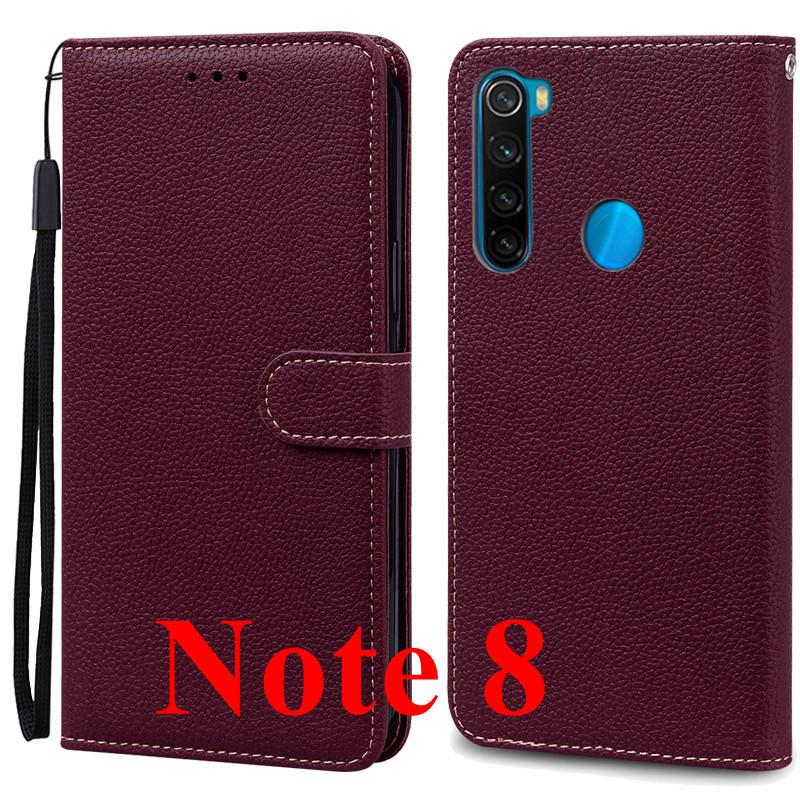 For Xiaomi Redmi Note 8 Pro Case Silicon Leather Wallet Phone Case for Redmi Note 8 Case Redmi Note 8 Pro Flip Case Coque Fundas