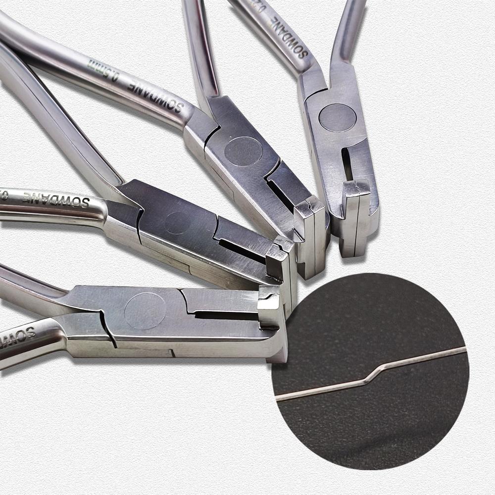 1 шт. Стоматологическая ортодонтическая проволока, ступенчатая форма, плоскогубцы, щипцы для изгиба проволоки, стоматологический лабораторный лабораторный инструмент