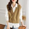 Trendy Women's Spring Knit Sweater Vest Cardigan