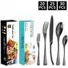 Stainless Steel Tableware Suit Ka Ya Steak Knife, Fork and Spoon Four-Piece Set 4-Person 6-Person Tableware