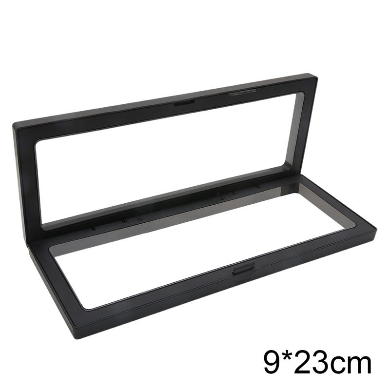 PE Film Colorful Jewelry Storage Box 3D Packaging Case Gemstone Free Stand Floating Frame Membrane