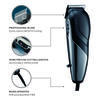 Home Haircutting Corded Clipper Kit with Adjustable Taper Lever, Combs, Scissors,and 10 Coded Guards for Easy Clipping & Trimming