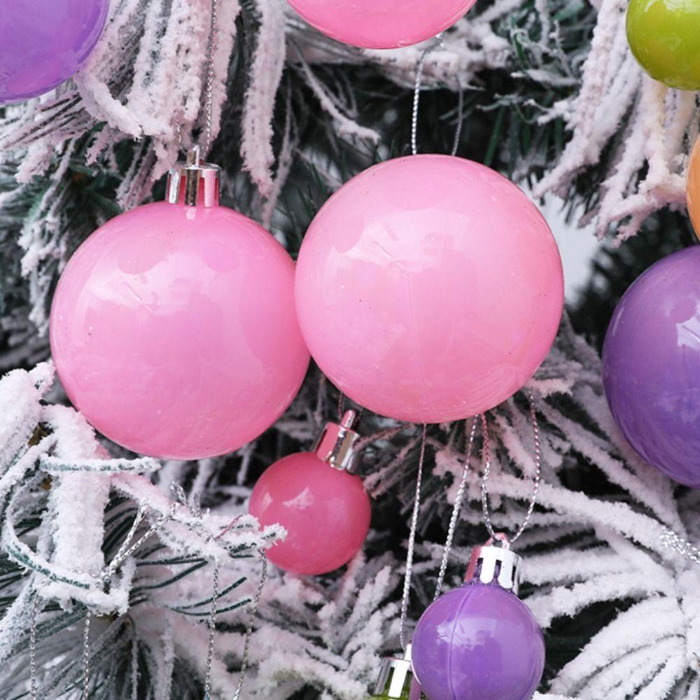 15/20 шт. Водонепроницаемый рождественский шар Пластиковое подвесное украшение на рождественскую елку Окно