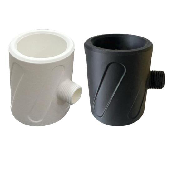 High Pressure Handheld Shower Head 3D Printed Flushing Cleaning Spiral Nozzle for Men Bathroom Accessories