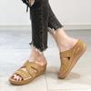 Сандалии 2024 Новые босоножки на танкетке и платформе Женская обувь Тапочки большого размера Женские