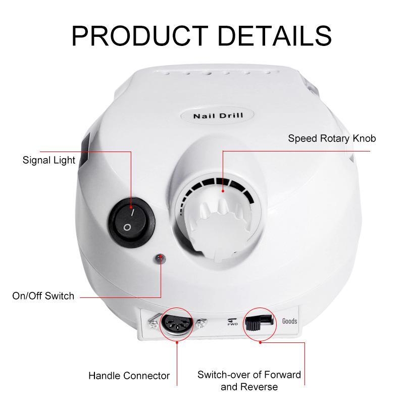 Машинка для маникюра 202: Машинка для маникюра 35 000 об/мин - Легкая и эффективная