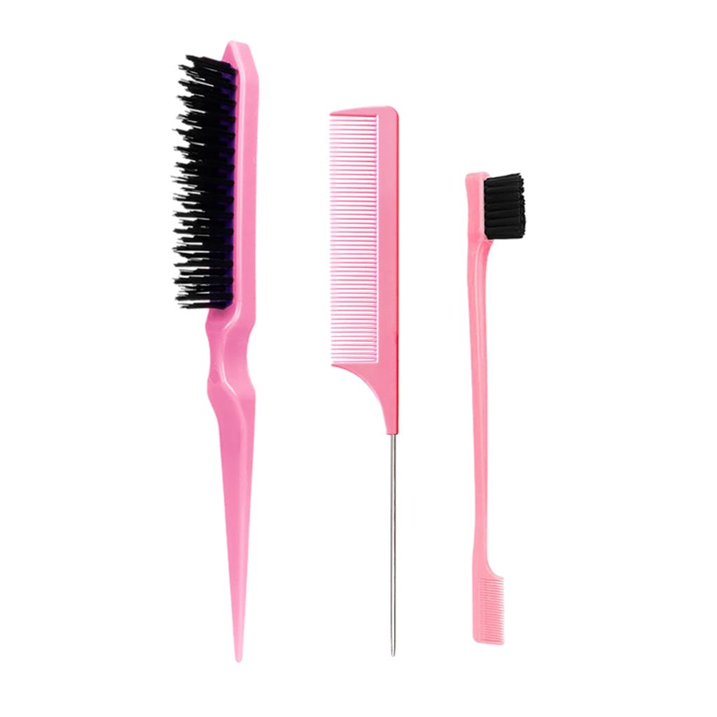 3pcs Double Sided Hair Comb Hair Brush AccessoriesStyling Partition Comb for Salon Home Use