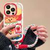 Applicable To Vivos17 Mobile Phone Case X90/80pro Cartoon Hamburger Lanyard Y52s High-end Silicone Protective Case