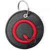 Q Double Sided Patch Logo Keyring