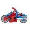 Hasbro Marvel Web Blast игровой набор размером 4 дюйма с 2 снарядами для детей от 4 лет F6899 Подлинный продукт Мотоцикл Человека-паука, (10 см) фигура, транспортное средство,