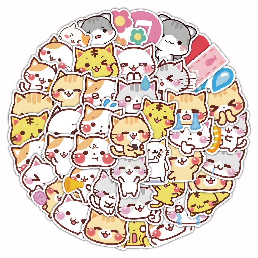 60 шт. новые наклейки, милые наклейки для ноутбука, наклейки для мобильных телефонов