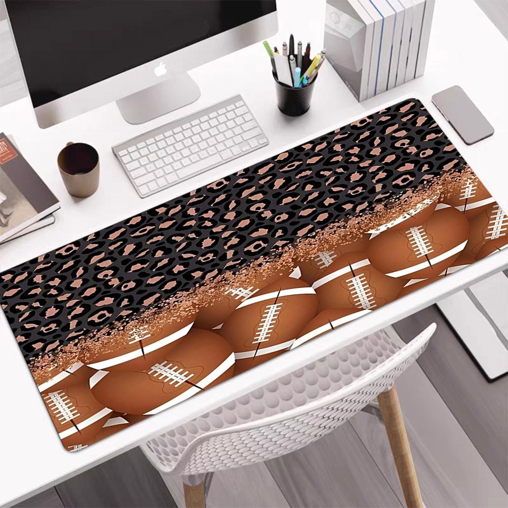 American football Theme Mouse Pad, Non Slip Rubber Base, Multifunctional Office & Home Decor, Perfect for Workspace Personalization.